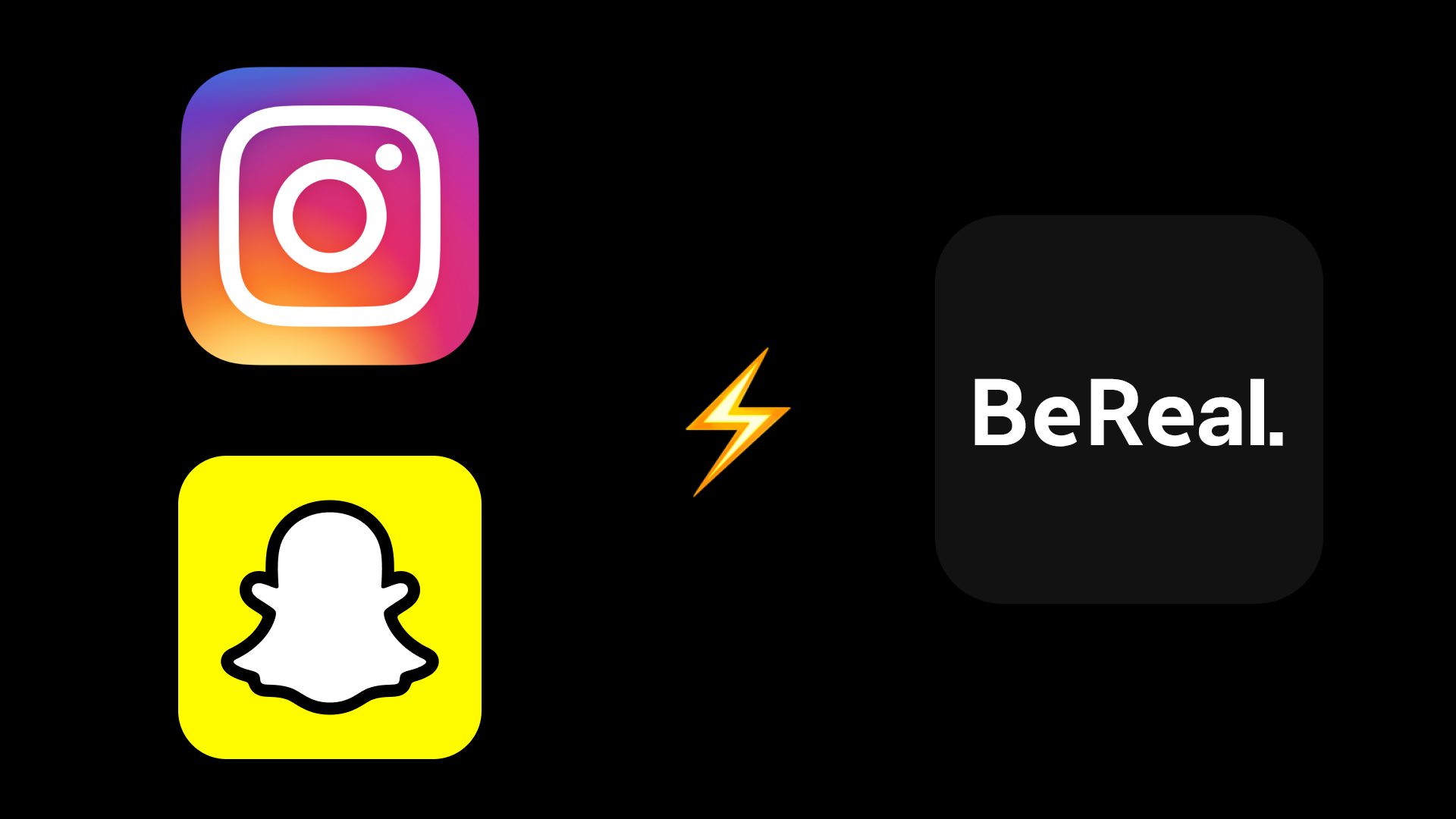 La volonté simpliste de BeReal se voit même à travers son logo, minimaliste et d’une couleur peu agressive.